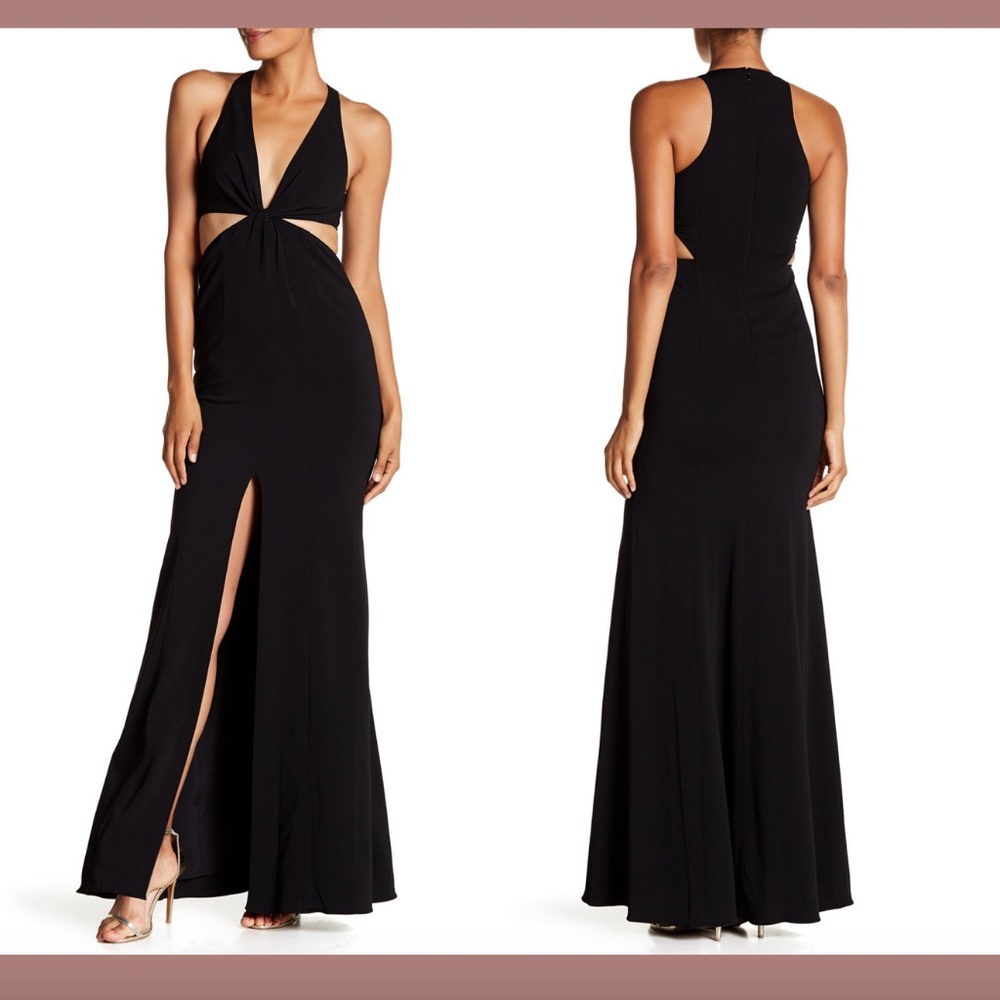 NWT $398 Jay Godfrey Black Laval Gown [ SZ 6 ]‎